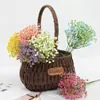 Artesanato de Flores Artificiais Transfronteiriço, Decorações de Casamento Gipsofila, Buquês de Mão, Enfeites para Casa e Hotel, Flores de Plástico, Adereços para Fotos