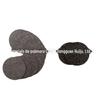 Esponja de Limpeza Facial Redonda Cinza de Compressão Algodão de Polpa de Madeira Aumenta Quando Exposta à Água Esponja de Limpeza Facial Esfoliante Espessa