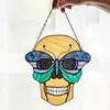 Transfronterizo Nuevo Producto Acrílico Halloween Trampa de Luz Diurna Calabaza Cráneo Redondo Fantasma Murciélago Cuervo Decoración