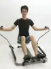 Máquina de Remo, Máquina de Remo Hidráulica para el Hogar, Equipo de Fitness, Ejercicio Multifuncional para Todo el Cuerpo, Ejercicio de Remo para Cintura y Espalda