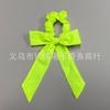 Pinza de resorte con lazo de cinta fluorescente de estilo europeo y americano de venta caliente transfronteriza, pasador de pelo de color sólido, accesorios para el cabello, tocado al por mayor