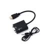 Dispositivo de Tela Compartilhada Cabo Hd 1920*1080P Fêmea HDMI para Macho Vga Conversor para Set-Top Box de Computador para Display de TV
