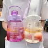 Taza Térmica de Gran Capacidad y Alta Calidad, Resistente a Altas Temperaturas, Taza con Popote para Niños, Nueva Taza de Verano 2026, Taza de Vientre Grande