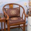 Sofá de palisandro con cojín, silla de comedor china, silla redonda, silla Taishi, muebles de madera maciza, silla de sombrero oficial, cojín, silla de té, cojín