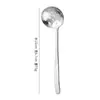 Colher para Fondue de Aço Inoxidável 304 Totalmente Martelada para Uso Doméstico e em Restaurantes, Colher para Sopa, Escumadeira, Pegador de Macarrão, Fondue Picante, Concha para Sopa Azeda e Picante