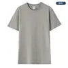 Venda Direta da Fábrica Camiseta 180g Algodão Puro Personalização Team Building Corporativo Publicidade Camisetas de Manga Curta para Homens e Mulheres Impressão de Logotipo Personalizado