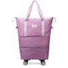 Bolsa de viaje de gran capacidad de doble capa extendida universal con ruedas desmontables cubierta para viaje corto trolley Oxford fitness anti-bolsa