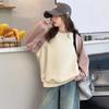 Moletom Feminino 2026 Nova Coleção Primavera e Outono Gola Redonda Manga Raglan Longa Conjunto Combinando Pai e Filho Moda Versátil Top Infantil