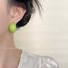 Pendientes Pequeños Frescos de Acrílico Acetato Diseño de Nicho Pendientes Teñidos Simi Personalidad Modernos Pendientes Colgantes Sentido Avanzado