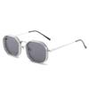 2189 Rebaja Poligonales Retro Steampunk Metal Gafas de Sol Hombres y Mujeres Amazon Gafas al por Mayor Y2