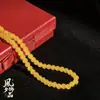Collar de Flores Sintéticas para Mujer, Regalo para Mamá, Estilo Coreano, Sencillo, para Mujeres de Mediana Edad y Mayores, Collar para Clavícula del Día de la Madre, Elegante y Versátil