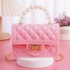 Bolsa Transversal Infantil DIY de Gelatina Cremosa, Bolsa de Mão, Brinquedo Feito à Mão, Criativo para Aniversário de Menininha