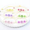 Suministro de fábrica pulsera de flor seca Jingdezhen flor de encaje gypsophila narcisos flor de cerezo flor de durazno pulsera para amigas estudiantes