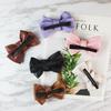 Nuevo Cuero Lazo Accesorios para el Cabello Horquilla Elegante PU Hecho a Mano Pinza Pico de Pato Cabello Roto de Niña Flequillo Clip Lateral Clip