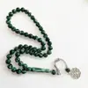 51 Piezas de Cuentas de Resina de 10*10mm Pulsera de Arabia Saudita Misbaha Pulsera de Oriente Medio Cuentas de Oración de Mano Fábrica