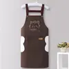 Delantal impermeable y a prueba de aceite, delantal de cocina nuevo y elegante para uso doméstico, uniforme de trabajo, resistente a las manchas, adecuado para restaurantes, ropa de trabajo unisex