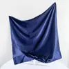Pañuelo cuadrado de satén de 90 cm de color sólido para mujer transfronterizo, pañuelo para el cuello, pañuelo para la cabeza, satén, moda, brillante, seda, fabricantes, venta al por mayor