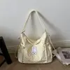 Bolsa Fashionável de Ombro Único Estilo Coreano para Mulheres, Grande Capacidade, Lançamento 2026, Bolsa Tote com Design Exclusivo, Mochila Transversal para o Dia a Dia