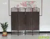 Pantalla Plegable de Mimbre de Vid de Hierba Pastoral, Divisor Plegable de Madera Maciza, Moderno para Hotel, Sala de Estar, Dormitorio, Pantalla Plegable Móvil Simple