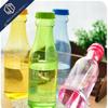 Garrafa plástica atacado descartável pet embalagem transparente chá de ervas leite de soja suco bebida mina vazia
