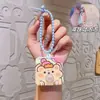 Lindo Burbuja Descompresión Escupiendo Cuadrado Pequeño Animal Regalo Accesorios Llavero Colgante Cadena de Llave Colgante Pequeño Venta al por Mayor