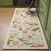Tapete Especial de Chão de Lama Diatomácea de Tamanho Grande para Cozinha, Antiderrapante, À Prova de Óleo, Limpável, Tapete de Chão Livre de Lavagem, Tapete de Emenda Fácil de Limpar
