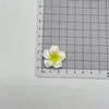 Nuevos Accesorios de Resina de Pegamento de Crema DIY de Plumeria Colorida para Zuecos, Pinzas para el Cabello, Aretes y Decoraciones de Fundas de Teléfono