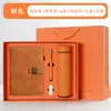 Caja de Regalo con Set de Cuadernos con Patrón de Ventana y Logo Personalizado para Regalos y Recuerdos de Oficina Corporativa