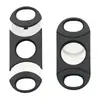 Cortador de Charuto de Aço Inoxidável, Ferramenta de Corte Conveniente, Preto, Simples, Leve, Compacto, Afiado, Atacado do Fabricante