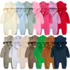 Roupas para bebês masculinas e femininas 0-2 anos em forma de animal macacão de inverno quente para engatinhar roupas de fabricantes atacado