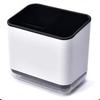 Suporte Multifuncional para Hashis de Cozinha, Organizador Simples de Talheres com 3 Compartimentos para Louças, Colheres e Hashis com Drenagem