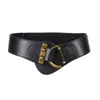 Cinturón Decorativo para Chaqueta de Plumas de Mujer Abrigo con Falda Retro Versátil Marrón Elástico Ancho Accesorios