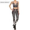 Amazon Cross-Border Moda Leggings Esticados Estampados Leggings Estampados Digitalmente Leggings Externos