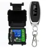 Interruptor Sem Fio de Canal Único DC12V Multifuncional Controle de Acesso Interruptor de Controle Remoto Luz LED Controlador de Porta Controlado Eletronicamente