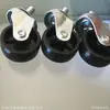 Direto da fábrica 1,5 polegada preto PP 8mm x 15mm parafuso de móvel roda universal rodízio qualidade nacional