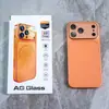 Capa de Celular Anti-Queda TPU+PC+Vidro Fosco Adequada para Apple Iphone14Promax