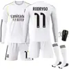 2526 Uniforme de Fútbol de Local de Manga Larga del Real Madrid No. 9 Mbappe 7C Ronaldo Jersey 5 Bellingham Traje de Otoño e Invierno