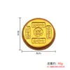 Decoração de Bolo de Liga de Fortuna e Prosperidade, Acessório de Tigela de Tesouro Atraente à Riqueza, Decoração de Inauguração e Casa Nova, Ornamento de Feng Shui Promotor de Riqueza