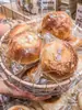 Cesta de Pão Redonda Retrô Estilo Europeu, Cesta de Armazenamento Tecida de Arame de Ferro para Lanches, Itens Diversos e Vegetais