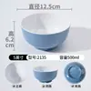 Tazones pequeños de melamina, diseño bicolor, adecuados para comedores, restaurantes de comida rápida, tazones de arroz, uso comercial en restaurantes, tazones para salsas y cafeterías de desayuno, también ideales para servir sopa y gachas