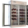 Armario de desinfección de zapatillas con doble puerta para salón de belleza de uñas, armario de desinfección de toallas con ozono UV y armario de toallas comercial.