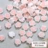 Nueva joyería de uñas en línea con rosas rojas y rosas, con degradado floreciente, tallado de resina, accesorios para uñas de camelia grandes y pequeños