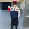 Chaqueta de Otoño para Niño 2267 Nueva de Primavera y Otoño Estilo Coreano Moda Tendencia Chaqueta de Motociclista para Niños Pequeños con un Look Genial y Elegante