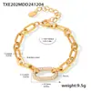 Duoduo Dongguan Joias de Aço Titânio Aço Inoxidável Zircônia Microincrustada Colar de Clavícula Pulseira Europeia e Americana Simples Exquisito conjunto