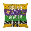 Funda de Almohada Carnaval Brasileño Amazon Decoración Fiesta Festival Sala de Estar Sofá Funda de Cojín Estampado de Lino