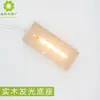 Base de Lâmpada de Madeira Tira de Luz LED Luz Noturna Iluminação Acrílica Luminária de Cabeceira Barraca de Rua Luz Noturna Ornamento Brilhante DIY