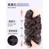 Peluca de cabeza de bola de corbata alta peluca femenina banda rizadora de pelo banda de goma capullos de pelo cabeza de sartén guirnalda banda de pelo de fibra química aumento de cabello volumen de cabello