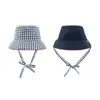 Sombrero de Pescador a Cuadros Retro Nuevo para Primavera y Otoño 2026 para Niñas, Sombrero Versátil de Moda para Niños