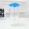 Copa de vino de plástico de 10 oz suministro directo de fábrica doble PS transparente vaso de cerveza acrílico para exteriores taza de café