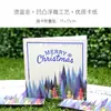 Tarjeta de felicitación navideña de alta gama empleado de empresa apreciación del cliente bendición del cliente regalo de agradecimiento tarjeta creativa de negocios